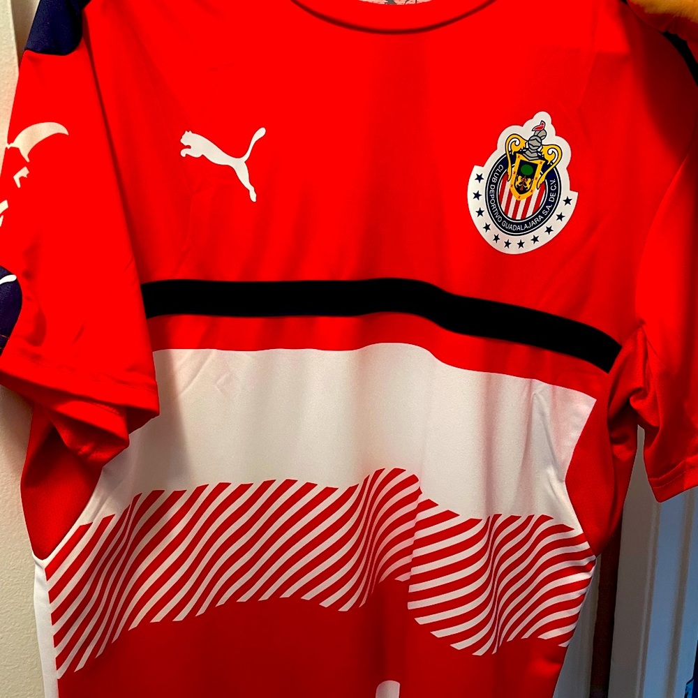 Chivas Red and White game Jersey